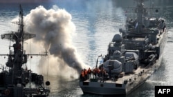 Flota militara rusească de la Marea Neagră e bazată in Sevastopol