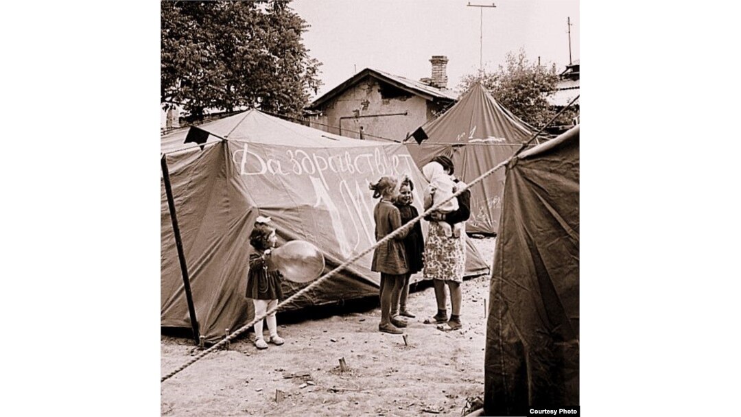 Ташкент. Жизнь в палатке, 1966