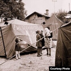 Ташкент. Жизнь в палатке, 1966