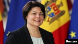 Premierul Natalia Gavrilita în prima vizită oficială la UE, Bruxelles, 27 septembrie 2021.