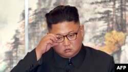 Лидерот на Северна Кореја, Ким Џонг Ун. 