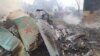 نمایی از ویرانی‌های به جامانده از حملات روسیه در منطقه دونباس در شرق اوکراین