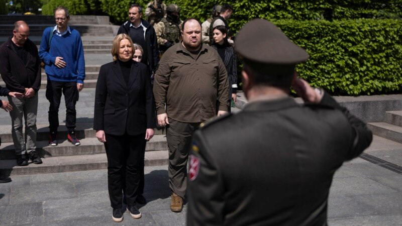 Predsednica nemačkog parlamenta odala počast žrtvama Drugog svetskog rata u Kijevu