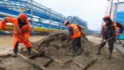 Строительство газопровода "Сила Сибири" в Якутии