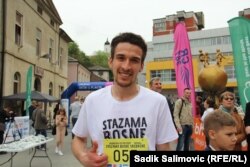 Uroš Gutić, pobjednik trke u Srebrenici, 7. maja 2022