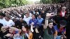 Armenia - Opposition supporters demonstrate in Yerevan, May 4, 2022.
