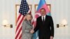 Germany - U.S. Secretary of State Hillary Clinton meets with Azerbaijani President Ilham Aliyev in Munich, 4Feb2012.