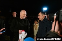 Валянцін Стэфановіч і Павал Севярынец у Вільні. 19 сакавіка 2026 году