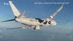 Як винищувачі Су-30 Росії супроводжували літак-розвідник США над Чорним морем (відео)