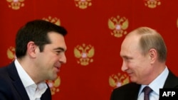 Kryeministri grek, Alexis Tsipras bisedon me presidentin rus, Vladimir Putin - Moskë