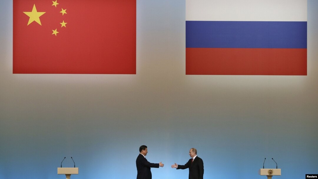 Встреча российского и китайского лидеров в Москве в 2013 году 