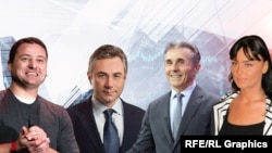 Михаил Ломтадзе, Ираклий Рухадзе, Бидзина Иванишвили и Мака Асатиани (коллаж)