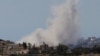 Smoke rises following an Israeli strike on the village of Zawtar al-Charkiyeh in southern Lebanon on May 24, 2026.
