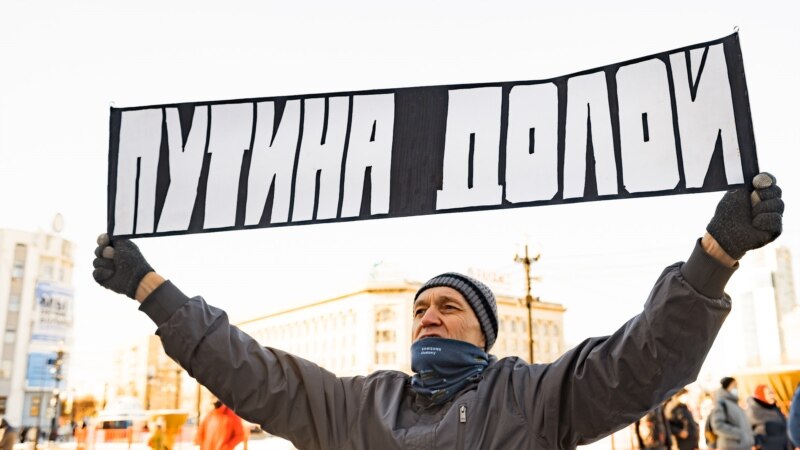 Uzak dowam edýän Habarowsk protestlerinde 19 adam tussag edildi