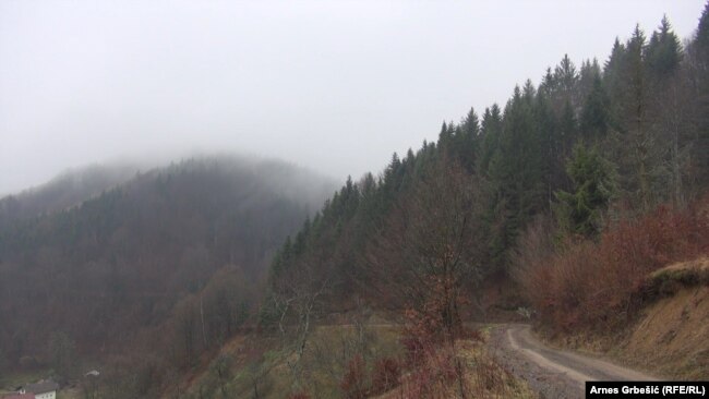 Planina Očauš u blizini Teslića