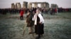 Druidi na Stonehengeu dočekuju zimski solisticij, 22. decembar 2021. 