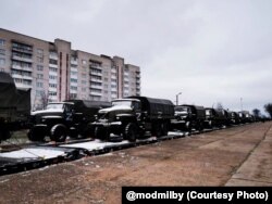 Расейскія вайсковыя эшалёны ў Беларусі