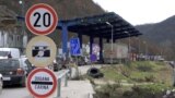 Kosovo - After the closure of the border point in Merdare, the Kosovo-Serbia border, the flow of vehicles at the Dheu i Bardhe border point has increased. 28Dec2022