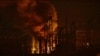 Нічна атака РФ: влада повідомила про пожежі на обʼєктах критичної інфраструктури в двох областях 
