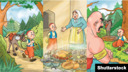 Иллюстрации к турецкой сказке "Келоглан"