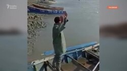 Sosial şəbəkədə videosu yayılan balıqçı: 'Ay Allah, bunlara insaf ver, ac qalmışam'