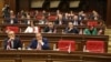 Armenia - Deputies from the opposition Hayastan bloc attend a session of the Armenian parliament in Yerevan, December 2, 2022.