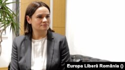 Svetlana Țihanovskaia, lidera opoziției din Belarus, a acordat un interviu Europei Libere România. 