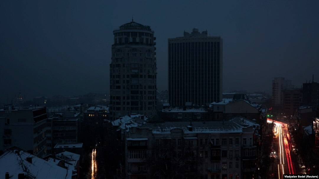 Киев во мрак поради немање струја