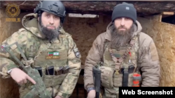 Члены баталхаджинского отряда БОБР, скриншот из телеграм-канала главы Чечни Рамзана Кадырова