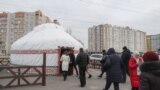 Modeled on the Ukrainian &quot;points of invincibility&quot; -- an emergency program that provides autonomous heating and electricity hubs at centers during blackouts -- the Kazakh community&#39;s &quot;Yurt of Invincibility&quot; in Bucha, a town just north of the Ukrainian capital, Kyiv, will provide the same services to those in need as the country struggles with power cuts.