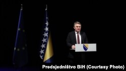 Željko Komšić na skupu "9. januar - put u genocid", Sarajevo, 9. januar 2023.