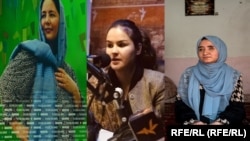 سه زن از افغانستان که در فهرست صد زن الهام بخش و تاثیر گذار بی بی سی قرار گرفته اند.
از راست به چپ- فاطمه امیری، تمنا زریاب پریانی و زهرا جویا