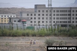 A facility believed to be a re-education camp where mostly Muslim ethnic minorities are detained in Artux, north of Kashgar in China's Xinjiang region, in 2019.
