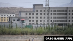 Одно из закрытых учреждений сети «лагерей перевоспитания» в Синьцзяне