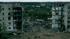 Moldova, Ukraine, a residential building destroyed by Russian bombing