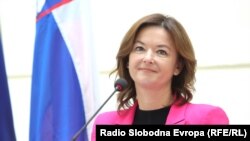 Тања Фајон, потпретседателката на Владата на Словенија и министерка за надворешни и европски прашања