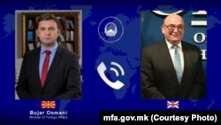 Македонскиот министер за надворешни работи во телефонски разговор со специјалниот пратеник британскиот Премиер за Западен Балкан, Лорд Пич