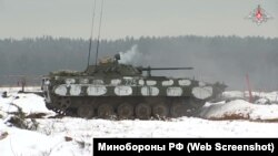 В Беларуси проходят ротные тактические учения с участием военнослужащих Западного военного округа России, декабрь 2022 года
