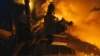 Пожежники долають наслідки чергової російської атаки на об'єкт критичної інфраструктури, 19 грудня 2022 року 