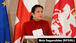 საქართველოს პრეზიდენტი სალომე ზურაბიშვილი. 