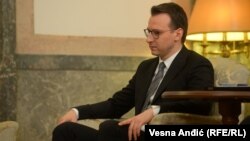 Direktor Kancelarije za Kosovo Petar Petković na sastanku sa predsednikom Srbije Aleksandrom Vučićem, 30.12.2022.