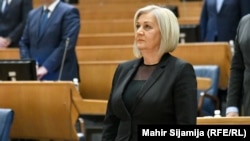 Borjana Kristo is the first woman to head Bosnia-Herzegovina's Council Of Ministers. (file photo)
