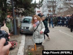Obilježavanje pete godišnjice od ubistva srpskog političara Olivera Ivanovića u Severnoj Mitrovici, 16. januar 2023.