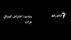 "الله اکبر، تحصيل زموږ حق دی"؛ هرات کې د خلکو د نن شپې شعارونه
