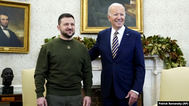 Presidenti i SHBA-së, Joe Biden, priti në Shtëpinë e Bardhë presidentin e Ukrainës, Volodymyr Zelensky.