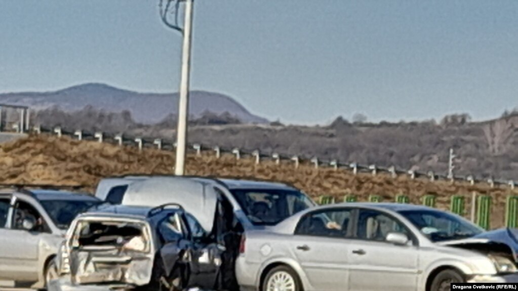 Србија, Пирот--Состојбата на автопатот, по евакуација на патници поради несреќа со истекување на амонијак, 26.12.2022
