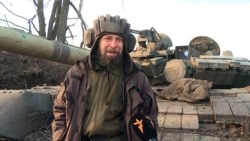Old Ukrainian Tanks Do Double Duty As Battlefield Artillery Near Bakhmut
