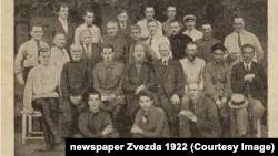 Удзельнікі першага чэмпіянату Менску ў шашках, сьнежань 1922 