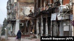Разрушенный в результате российских обстрелов украинский город (иллюстративное фото)