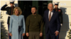 Președintele ucrainean Volodimir Zelenski primit la Casa Albă de președintele Joe Biden și soția sa, Jill Biden, Washington, 22 decembrie 2022.